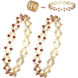 2-in-1 Adjustable Retractable Bracelet Ring for Women Gift Banquet Daily Wear