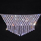 Rhinestone Tassel Bracelet Chain for Women Hand Back Chain Bangles