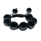 Vintage Flower Glass Beads Ceramic Bracelet Unisex Jewelry