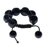 Vintage Flower Glass Beads Ceramic Bracelet Unisex Jewelry