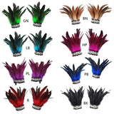 Punk Gothic Feather Wrist Cuff Arm Warmer Party Cosplay Costume