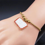 Stainless Steel Bead Chain Bracelets Women Charm Bracelets Jewelry B9507S01