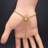 Stainless Steel Bead Chain Bracelets Women Charm Bracelets Jewelry B9507S01