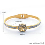 Tree of Life Crystal Bracelet Stainless Steel Charm Jewelry