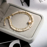 Elegant Fine Pearl 18KP Chain Bracelet for Women