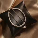 Elegant Fine Pearl 18KP Chain Bracelet for Women