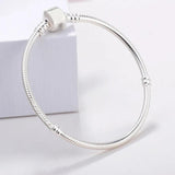 Tibetan Silver Snake Chain Beads PAN Charms Bracelet for Women Jewelry
