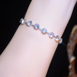 Charm CZ Tennis Bracelet for Women Adjustable Bracelets