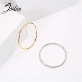 High End PVD Plated Irregular Solid Bracelet Drop