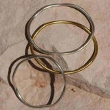 High End PVD Plated Irregular Solid Bracelet Drop