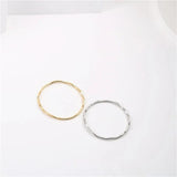 High End PVD Plated Irregular Solid Bracelet Drop