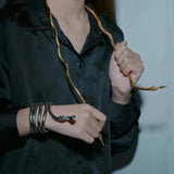 Adjustable Snake Bracelet Armband for Women Punk Gothic Necklace DIY Jewelry