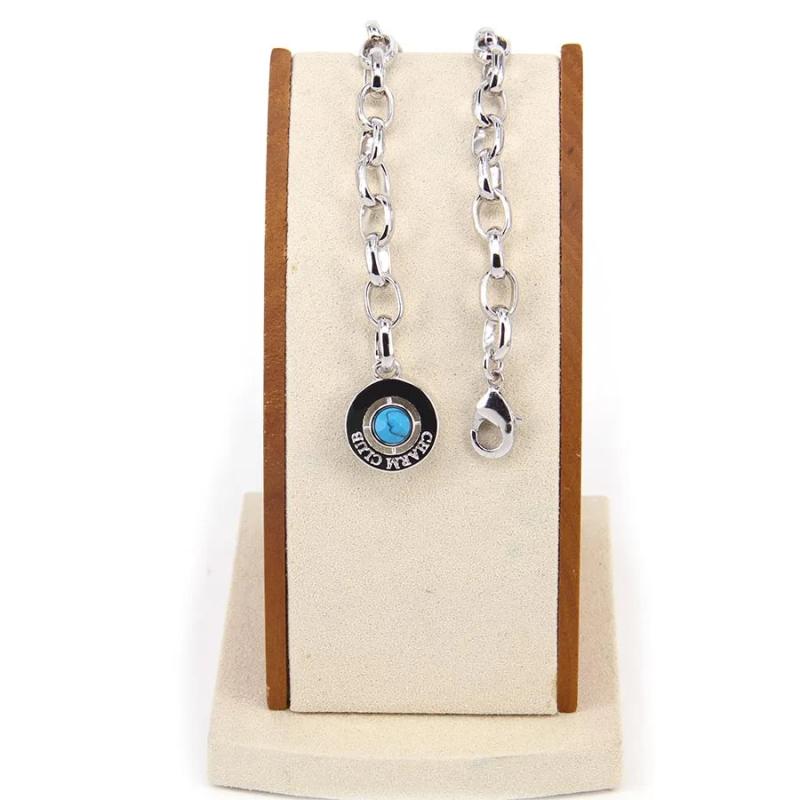 Double Cut Stones Link Chain Charm Bracelet 2020 Gift for Women