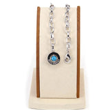 Double Cut Stones Link Chain Charm Bracelet 2020 Gift for Women