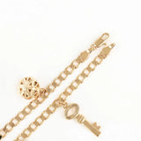 Lock & Key Drop Bracelet 18k Jewelry