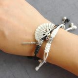 Zhou Zishu Wen Kexing Bangles Red