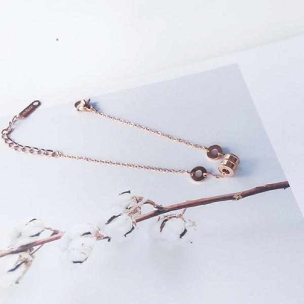 Arrival Classic Cylinder Bracelet Woman Birthday Gift Rose Stainless Steel