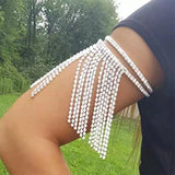 Tassel Rhinestone Arm Chain Novel Rhinestone Bracelet