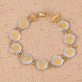 US Dollar Coin Bracelet Link Jewelry Women US Money Coin