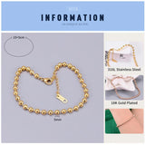 Adjustable Beaded Bracelet for Women - Stylish Bead Ball Jewelry