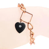 Cardy Koala Women's Chain Bracelet Stainless Steel Rose High Women Bracelet