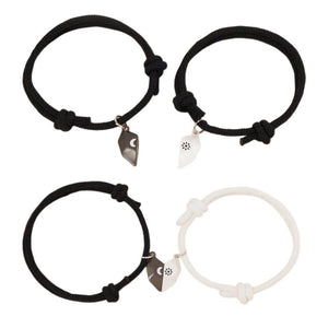 Heart Pattern Braided Bracelets for Women Girls