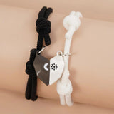 Heart Pattern Braided Bracelets for Women Girls