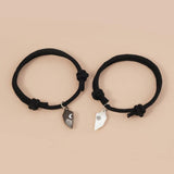 Heart Pattern Braided Bracelets for Women Girls