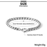 Classic Stainless Steel Bracelet For Man Women Chain Bracelets
