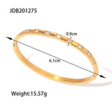 Youthway CZ Bangle Steel Bracelet Summer Jewelry