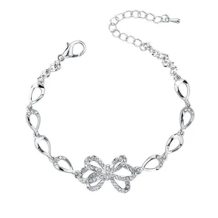 Bowknot Bracelet Stainless Steel Friendship Bracelet