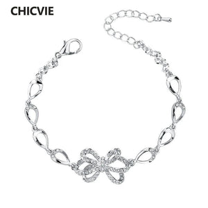 Bowknot Bracelet Stainless Steel Friendship Bracelet