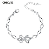 Bowknot Bracelet Stainless Steel Friendship Bracelet