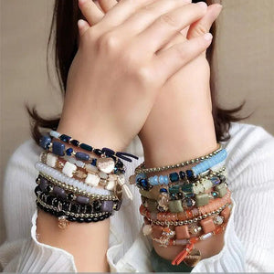 Bohemian MIDI DIY Bracelet with Tassel Beads