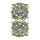 Leaves Flower Chain Alloy Bronze Bracelet Vintage Bracelet For Women