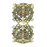 Leaves Flower Chain Alloy Bronze Bracelet Vintage Bracelet For Women