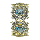 Leaves Flower Chain Alloy Bronze Bracelet Vintage Bracelet For Women