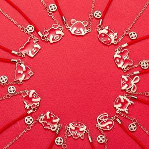 Chinese Zodiac Bracelet Women Girl Temperature Discoloration Jewelry