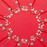 Chinese Zodiac Bracelet Women Girl Temperature Discoloration Jewelry