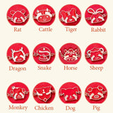 Chinese Zodiac Bracelet Women Girl Temperature Discoloration Jewelry
