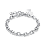 Wish Card Stainless Steel Plated Bracelet Punk Jewelry Accessories