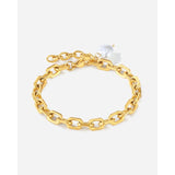 Wish Card Stainless Steel Plated Bracelet Punk Jewelry Accessories