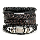 Vintage Men's Leather Bracelet, DIY Suit Bracelet