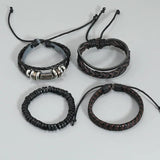 Vintage Men's Leather Bracelet, DIY Suit Bracelet