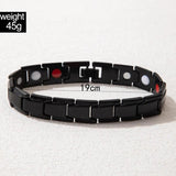 Men's Magnetic Bracelet Geometry Bangle SC143