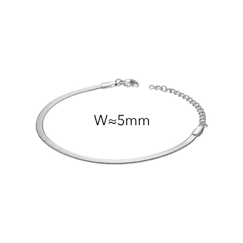 Snake Bone Bracelet Women Shine Bracelets Kpop Stainless Steel Jewelry Gift