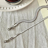 Snake Bone Bracelet Women Shine Bracelets Kpop Stainless Steel Jewelry Gift