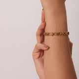Uworld Retro O-shaped Dot Bracelet