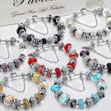 Crystal Chain Link Bracelet Charm Bangle DIY Jewelry