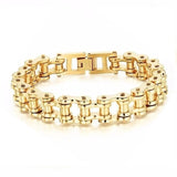 Stainless Steel Biker Chain Bracelet Motorcycle Style Punk Bangles Jewelry